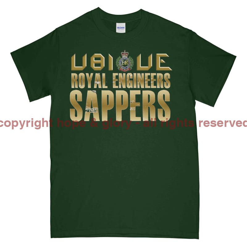 Royal Engineers Ubique Sappers Printed T-Shirt