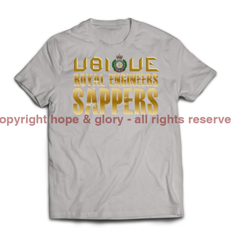 Royal Engineers Ubique Sappers Printed T-Shirt