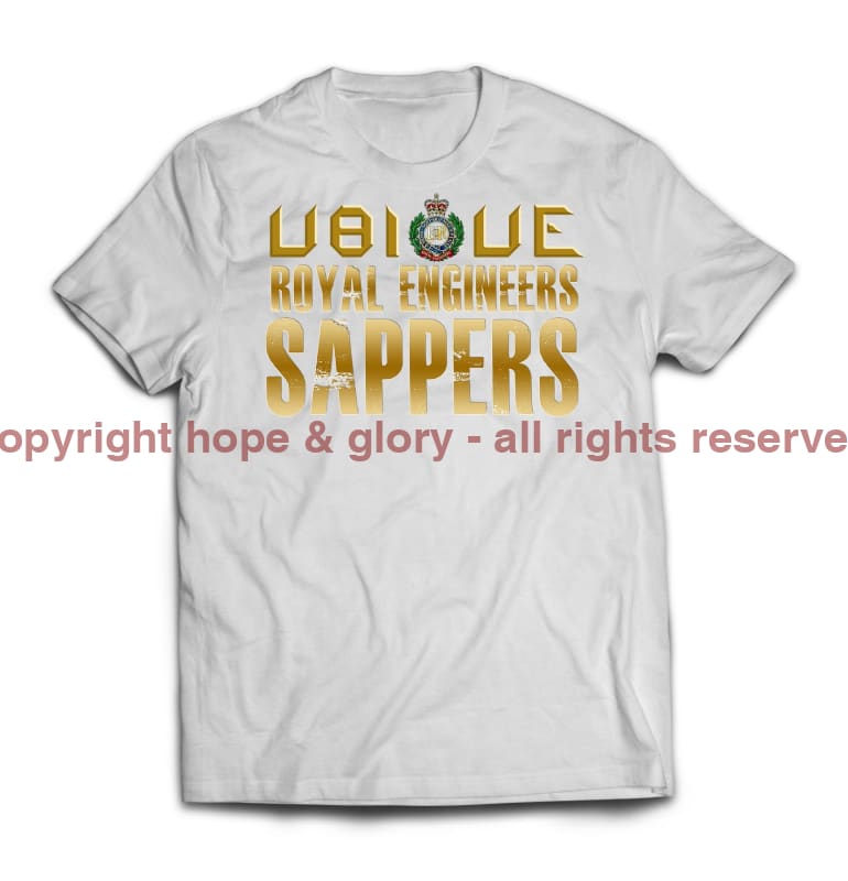 Royal Engineers Ubique Sappers Printed T-Shirt