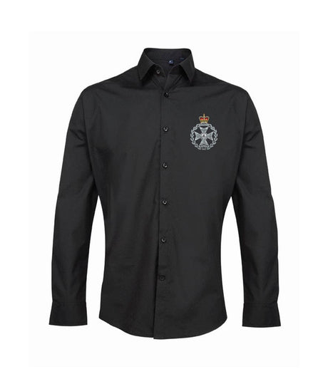 Royal Green Jackets Embroidered Long Sleeve Oxford Shirt