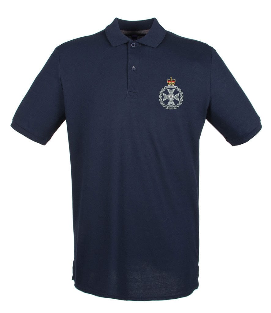 Royal Green Jackets Embroidered Pique Polo Shirt