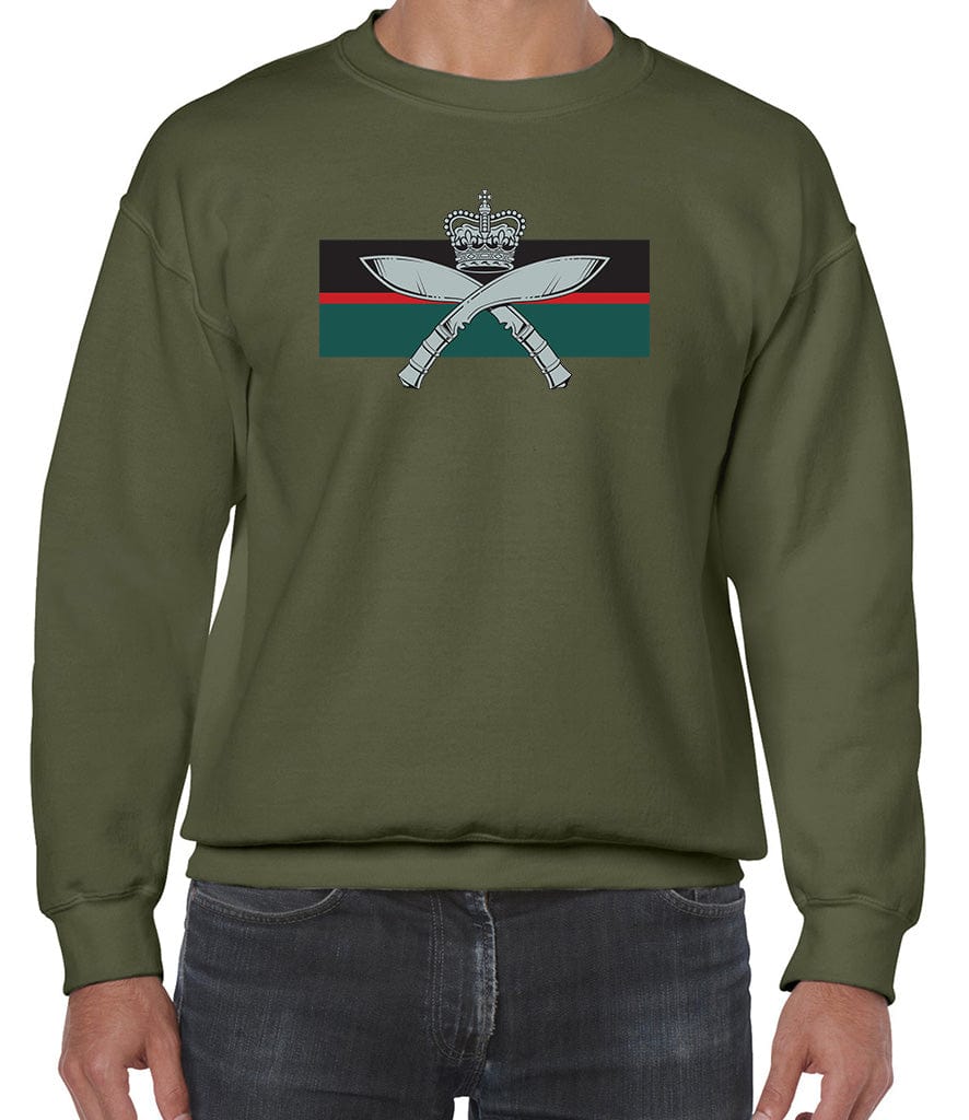 Royal Gurkha Rifles Front Printed Sweater