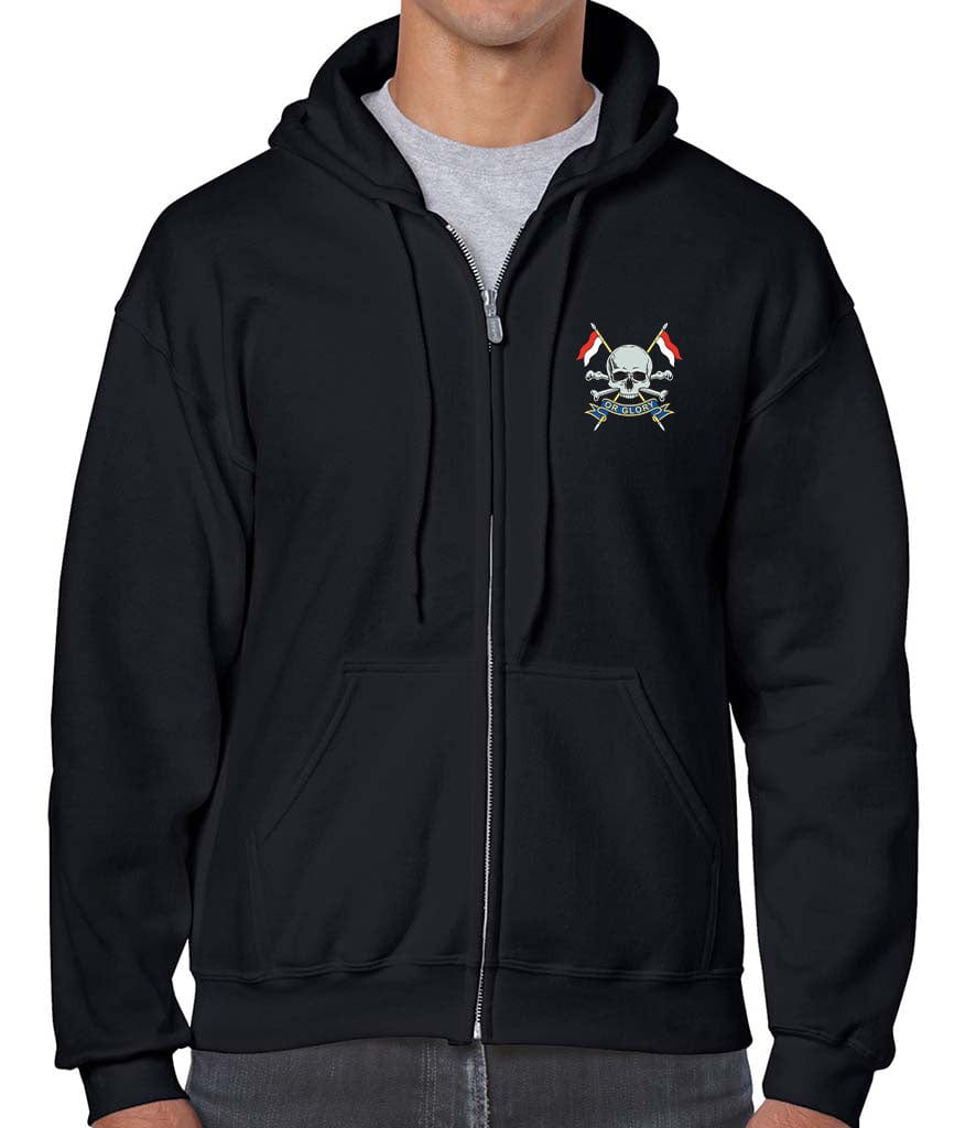 Royal Lancers Unisex Full Zip Hoodie