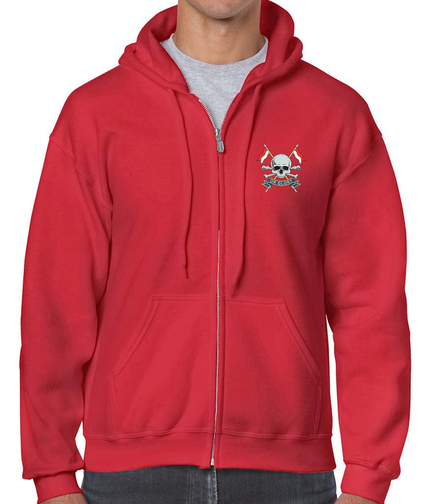 Royal Lancers Unisex Full Zip Hoodie