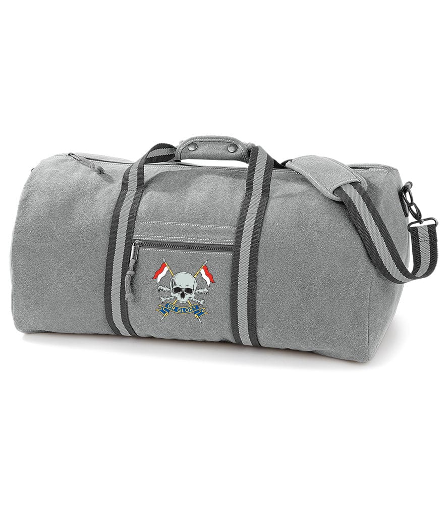 Royal Lancers Vintage Canvas Holdall