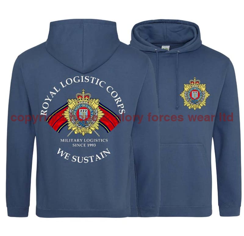 Royal Logistic Corps We Sustain Double Side Printed Hoodie