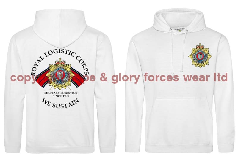 Royal Logistic Corps We Sustain Double Side Printed Hoodie
