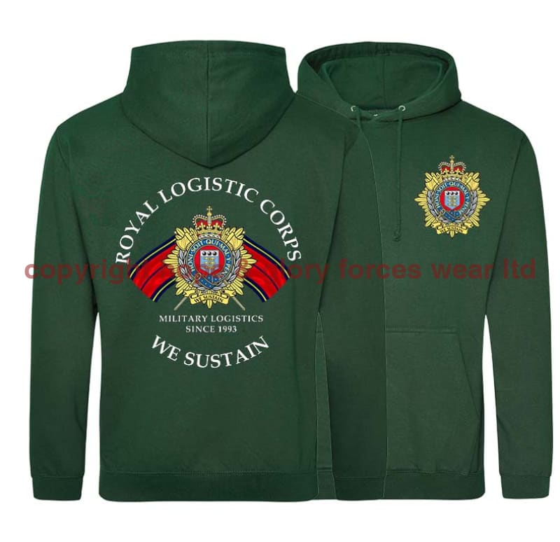 Royal Logistic Corps We Sustain Double Side Printed Hoodie