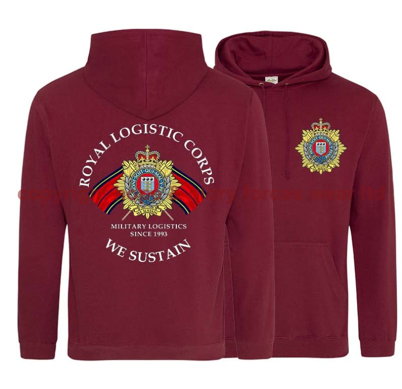 Royal Logistic Corps We Sustain Double Side Printed Hoodie