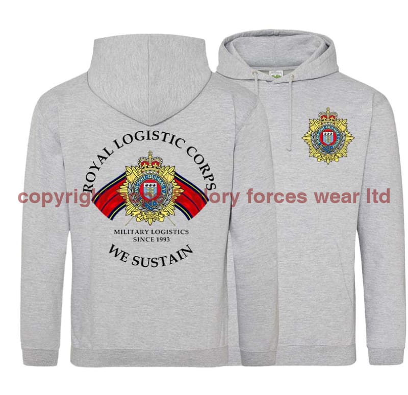 Royal Logistic Corps We Sustain Double Side Printed Hoodie