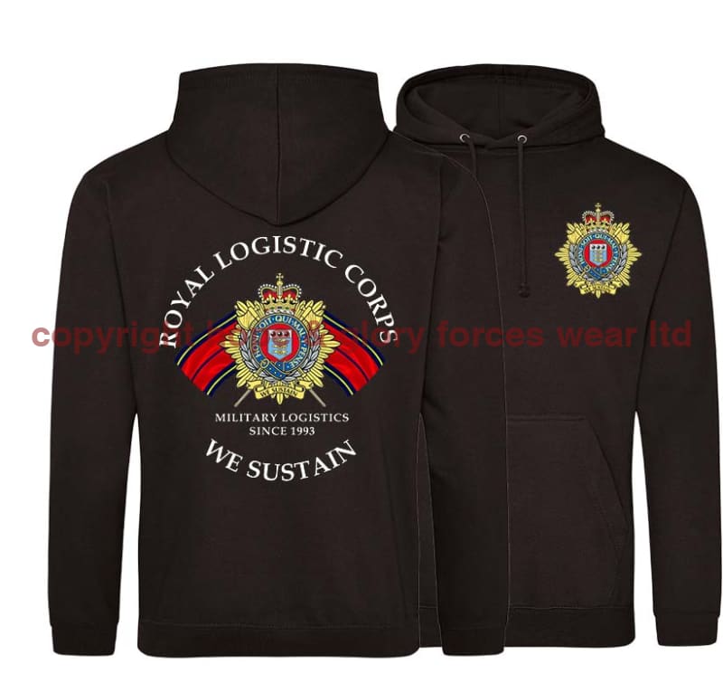 Royal Logistic Corps We Sustain Double Side Printed Hoodie