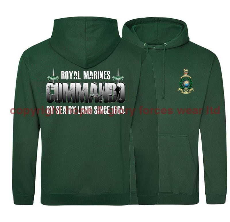 Royal Marines Commando Double Side Printed Hoodie