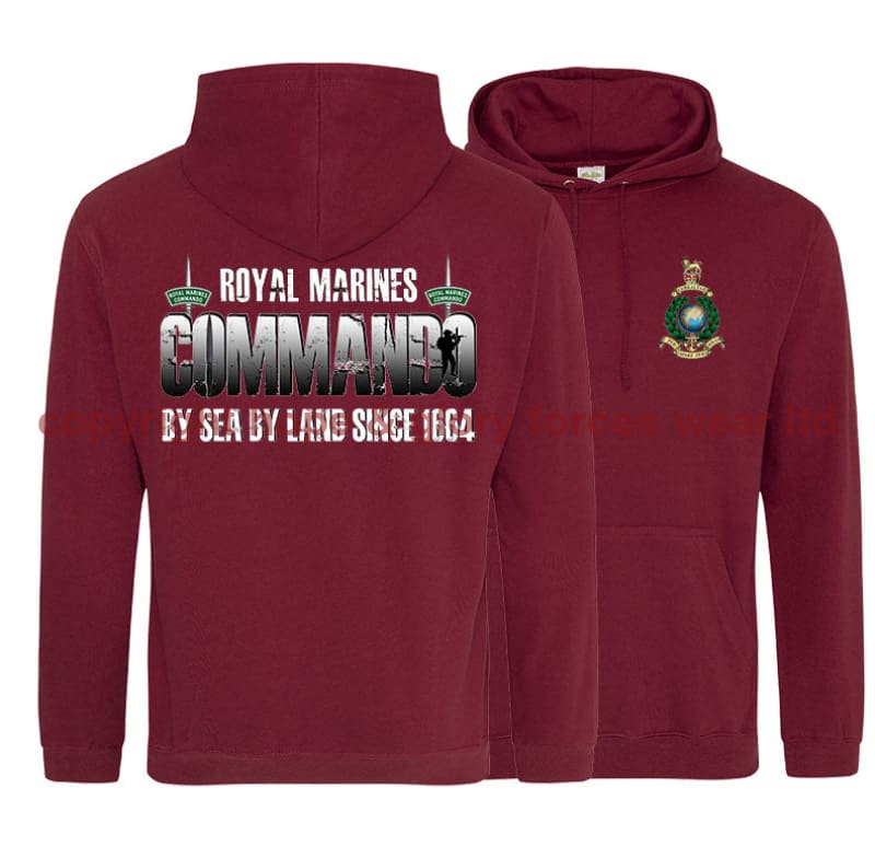 Royal Marines Commando Double Side Printed Hoodie