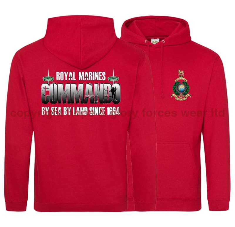 Royal Marines Commando Double Side Printed Hoodie