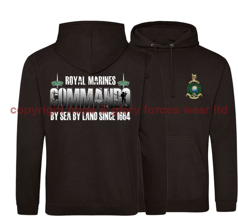 Royal Marines Commando Double Side Printed Hoodie