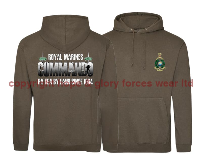 Royal Marines Commando Double Side Printed Hoodie