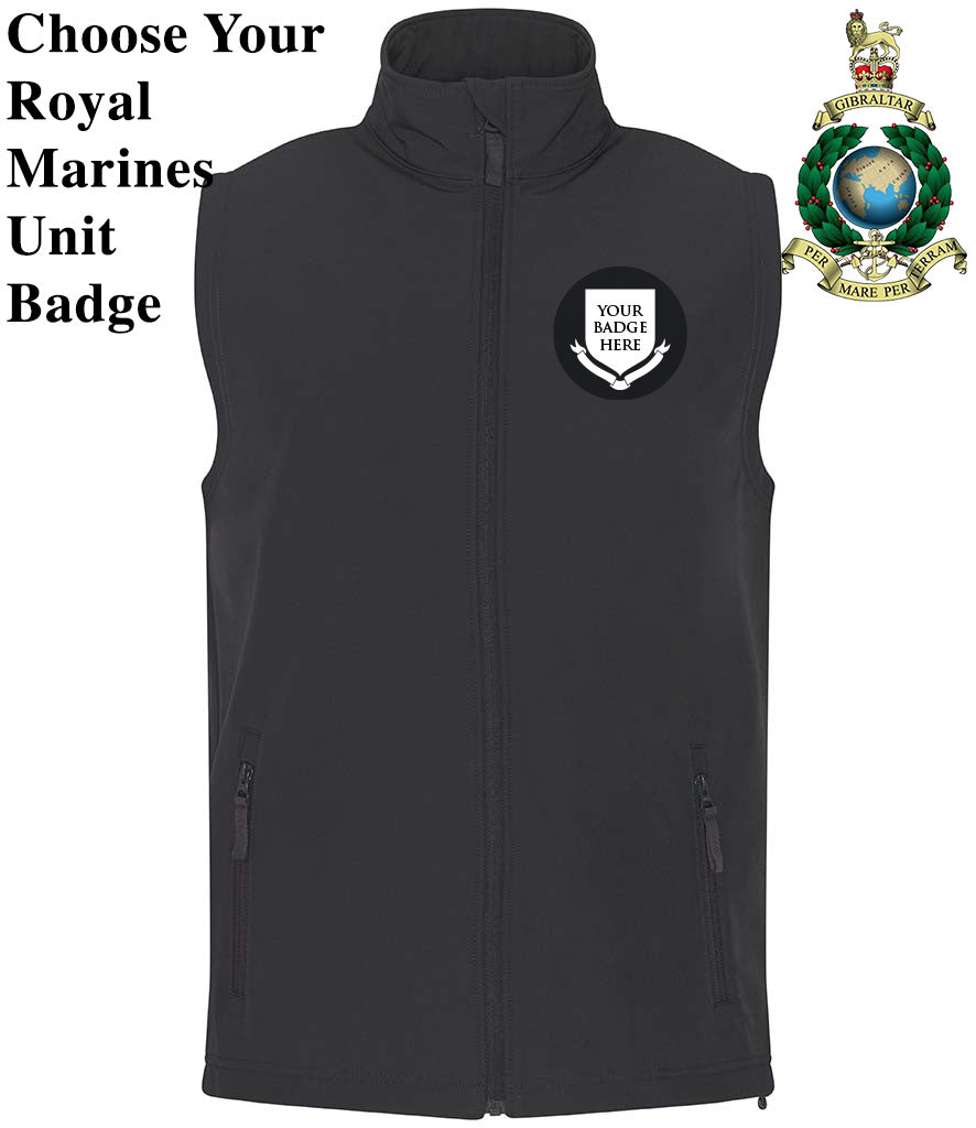 Royal Marines Units Pro Two Layer Soft Shell Gilet