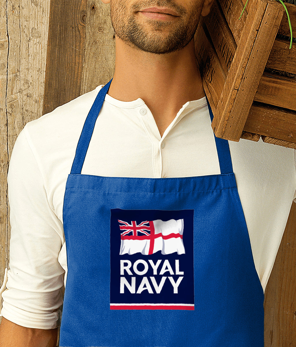 Royal Navy Units Printed Cotton Unisex Apron