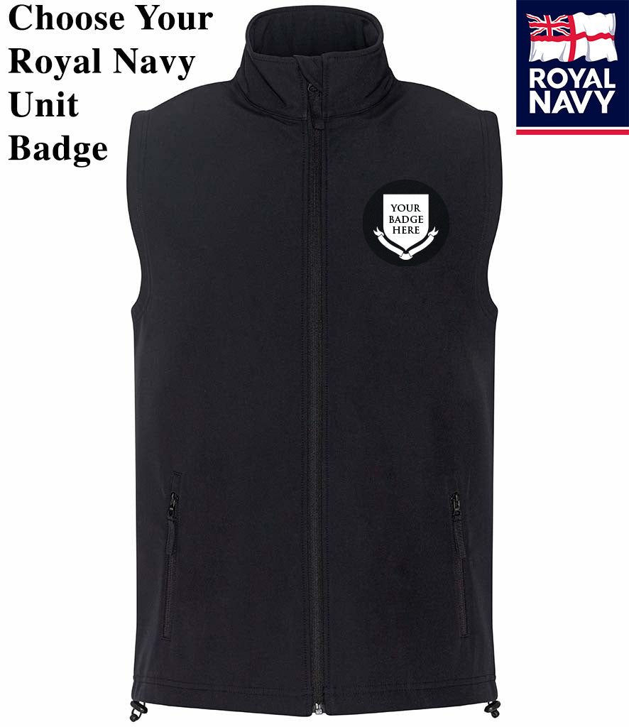 Royal Navy Units Pro Two Layer Soft Shell Gilet