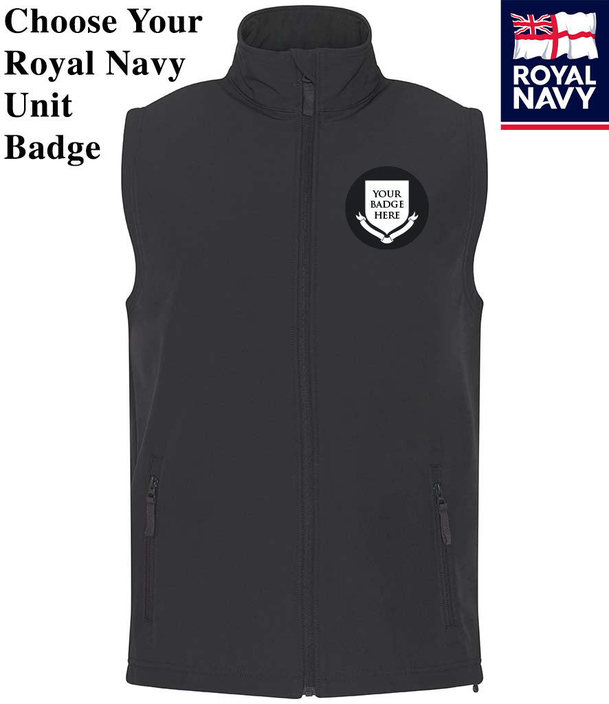 Royal Navy Units Pro Two Layer Soft Shell Gilet