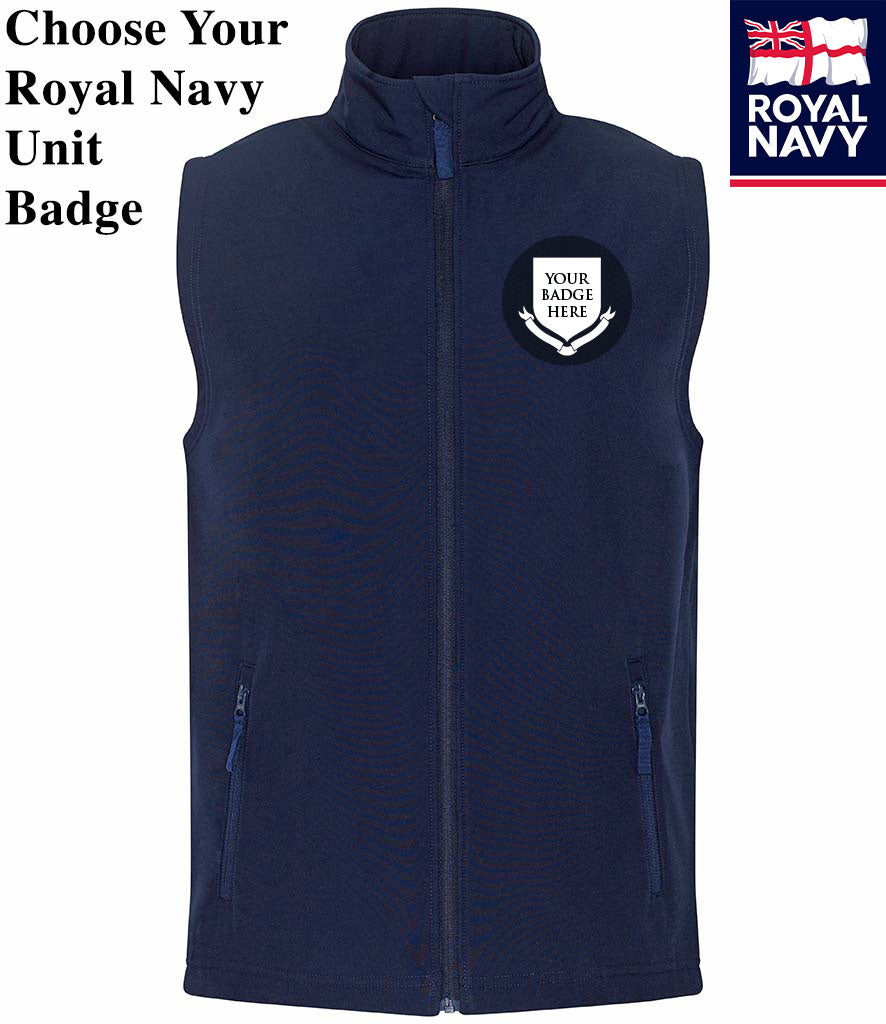 Royal Navy Units Pro Two Layer Soft Shell Gilet