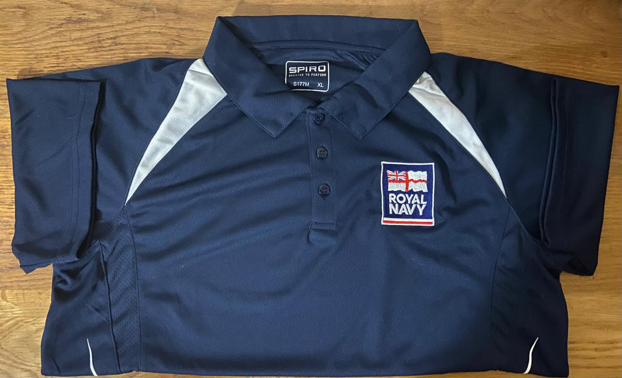 ROYAL NAVY Sports Performance Polo Shirt - Sale Item
