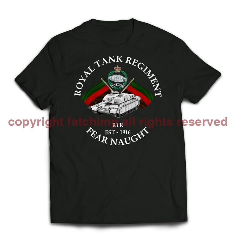 Royal Tank Regiment Challenger Printed T-Shirt