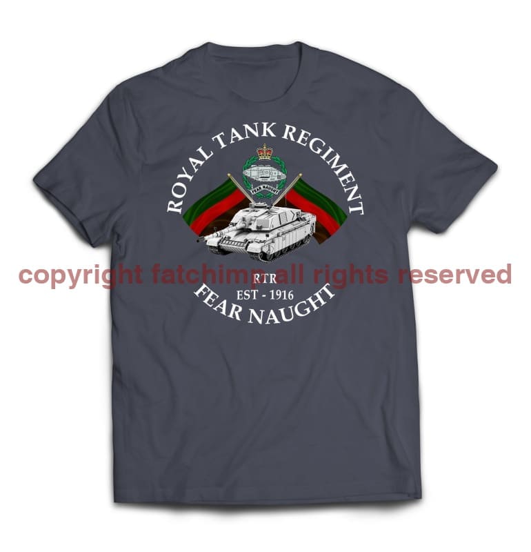 Royal Tank Regiment Challenger Printed T-Shirt
