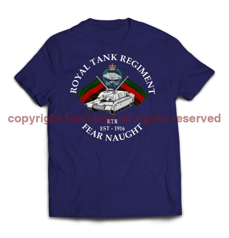 Royal Tank Regiment Challenger Printed T-Shirt