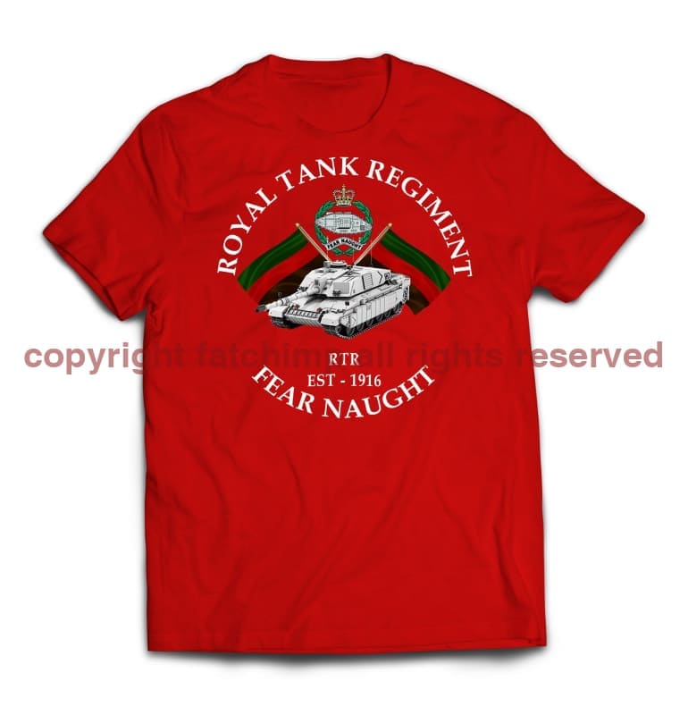 Royal Tank Regiment Challenger Printed T-Shirt