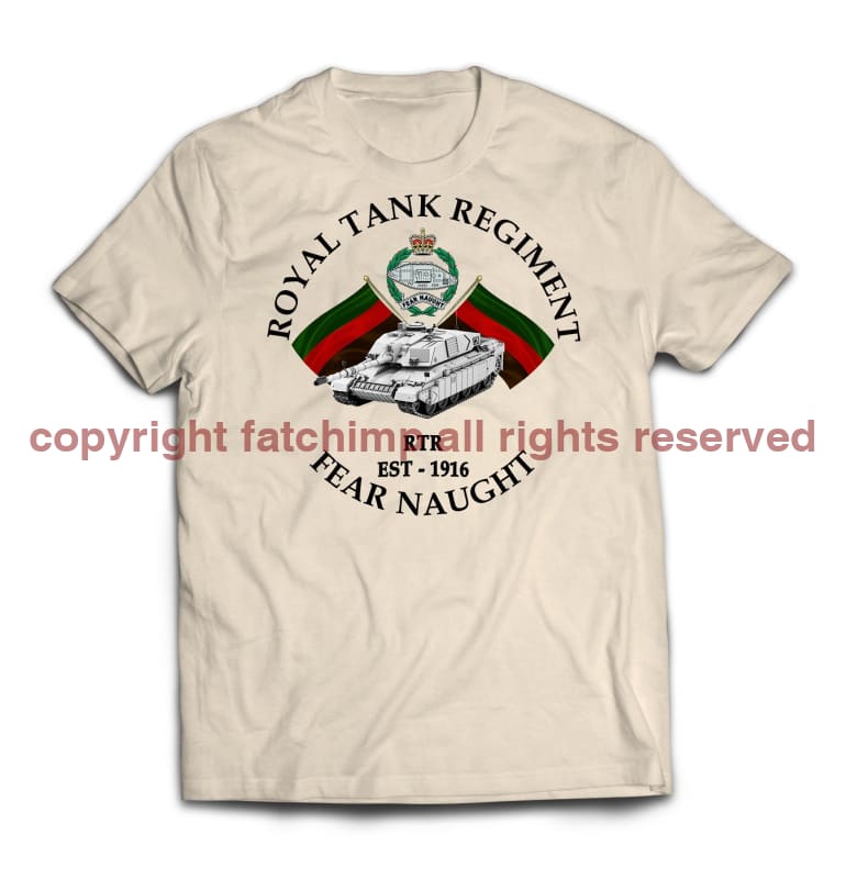 Royal Tank Regiment Challenger Printed T-Shirt