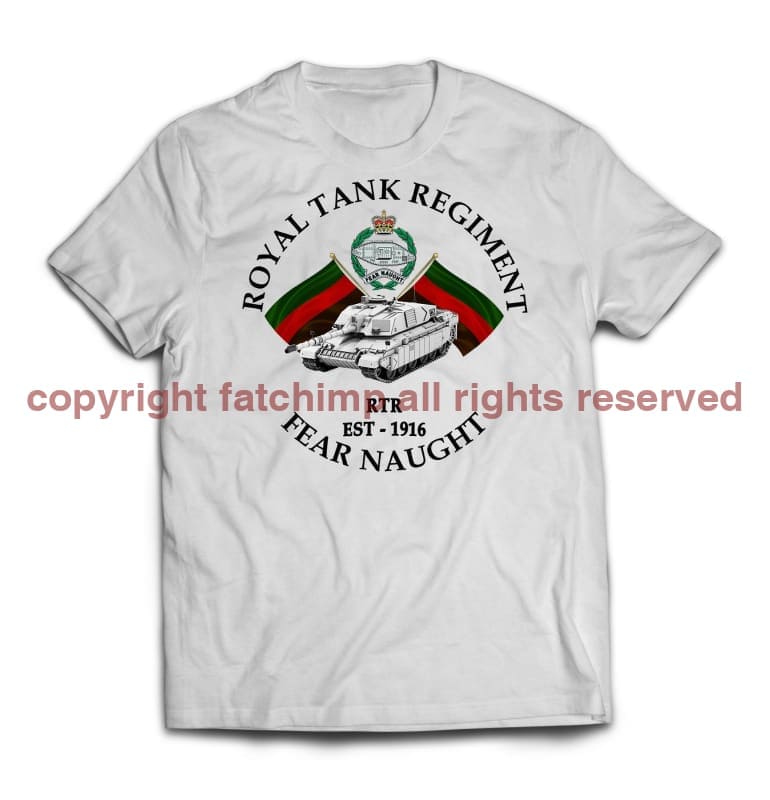 Royal Tank Regiment Challenger Printed T-Shirt