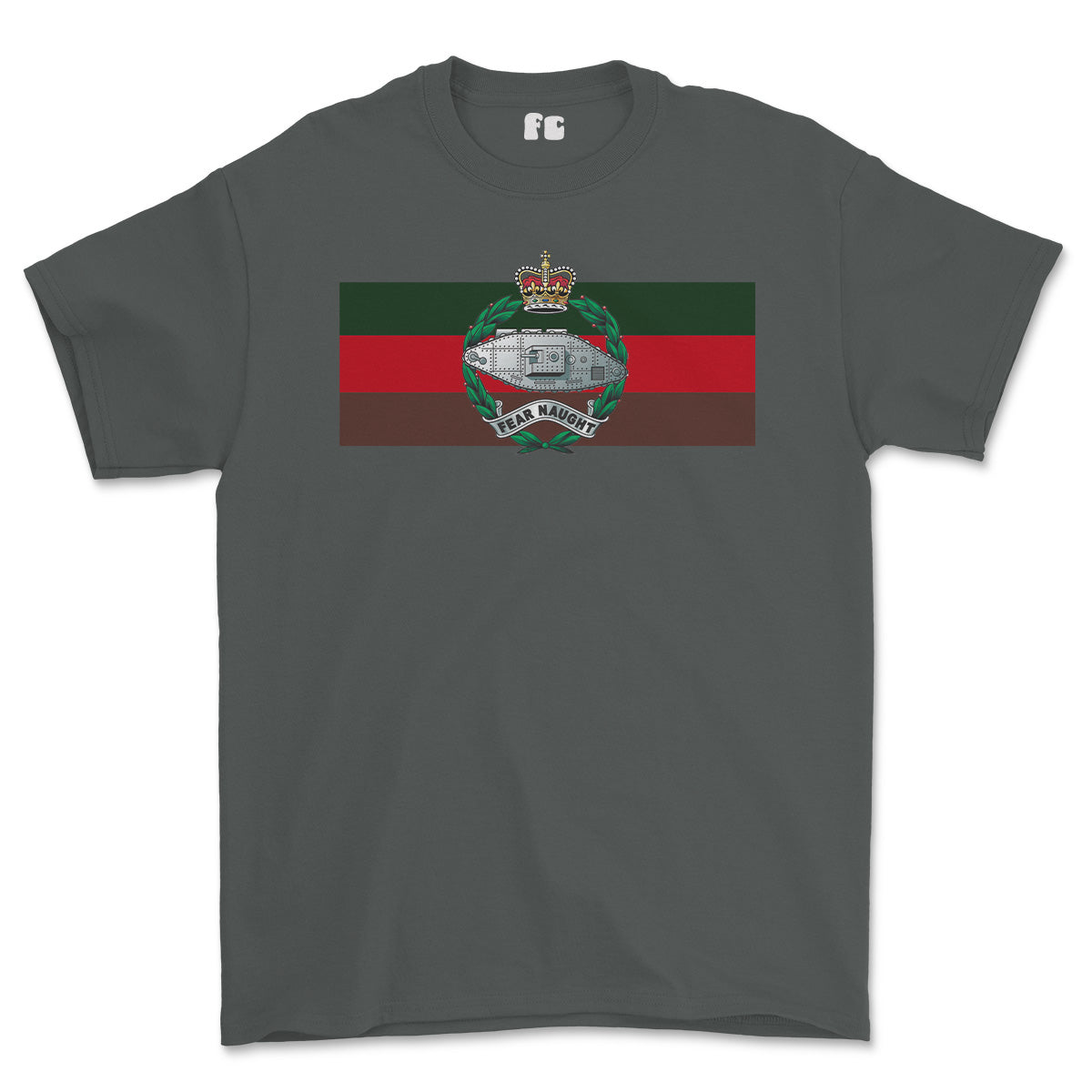 Royal Tank Regiment Colours Printed T-Shirt