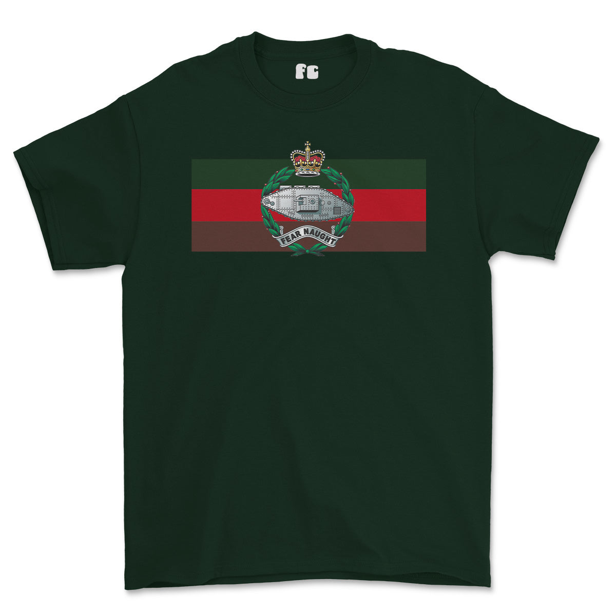 Royal Tank Regiment Colours Printed T-Shirt
