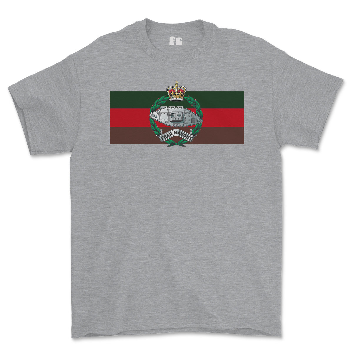 Royal Tank Regiment Colours Printed T-Shirt
