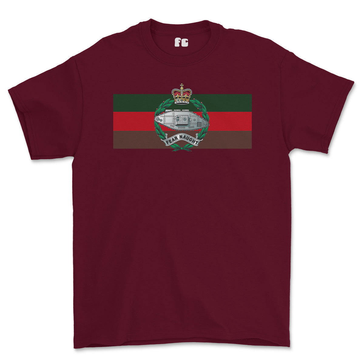 Royal Tank Regiment Colours Printed T-Shirt