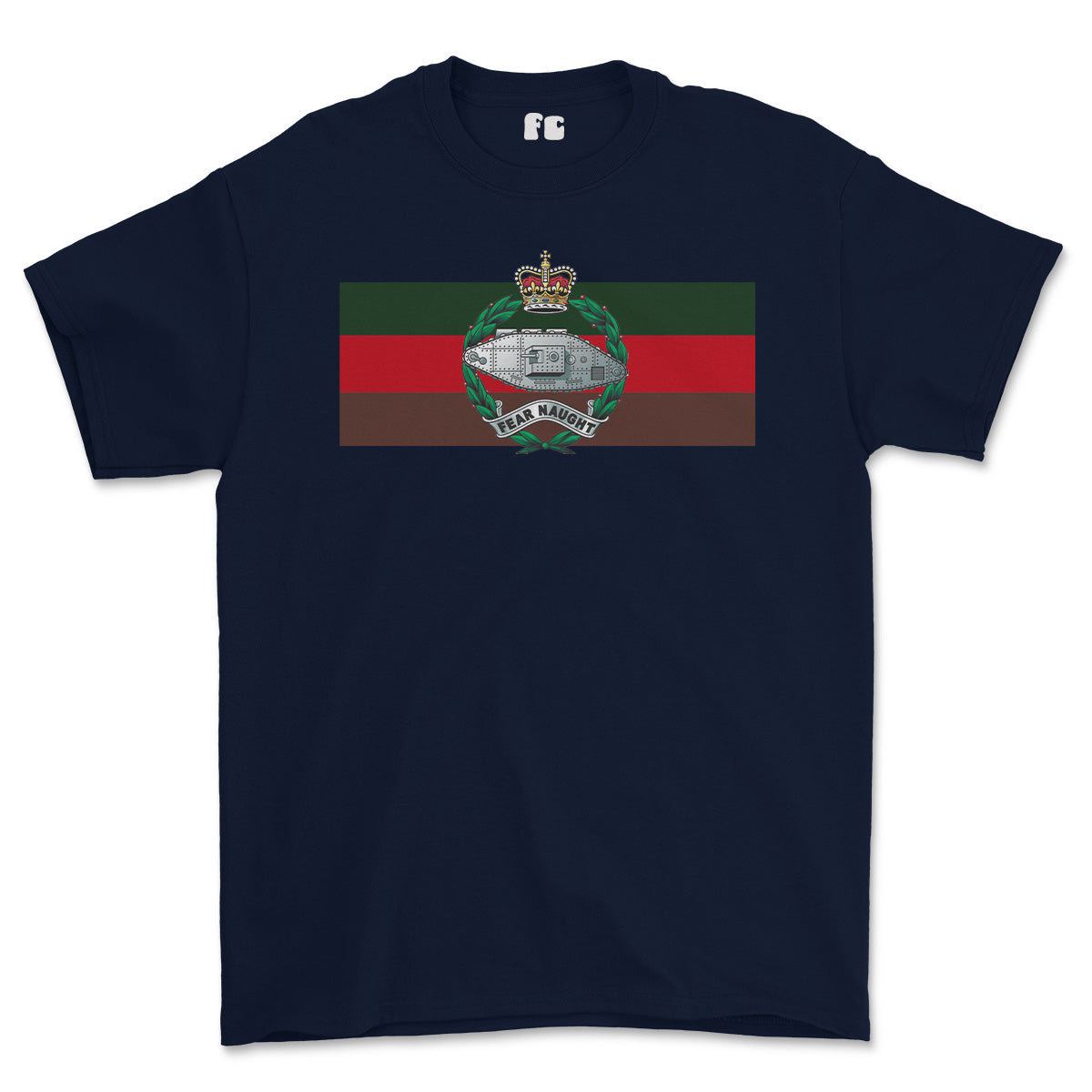 Royal Tank Regiment Colours Printed T-Shirt