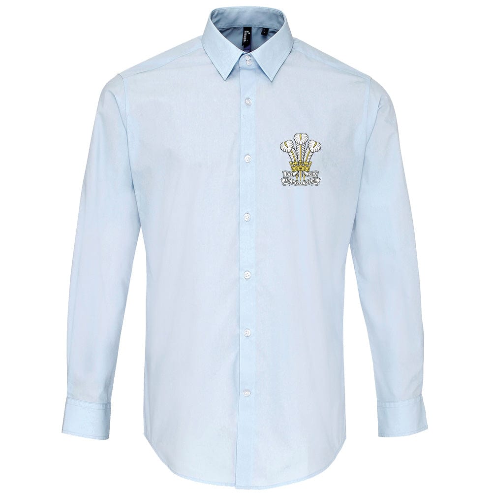 Royal Welsh Embroidered Long Sleeve Oxford Shirt