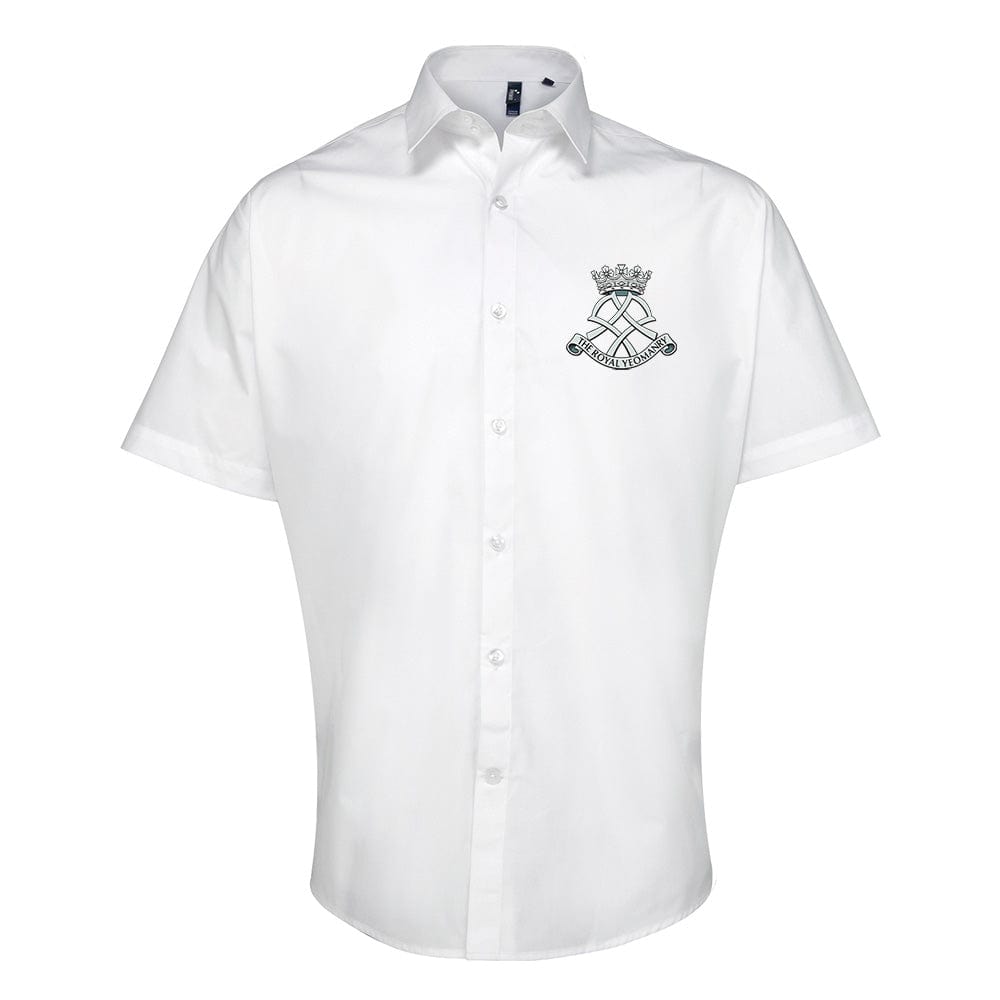 Royal Yeomanry Embroidered Short Sleeve Oxford Shirt