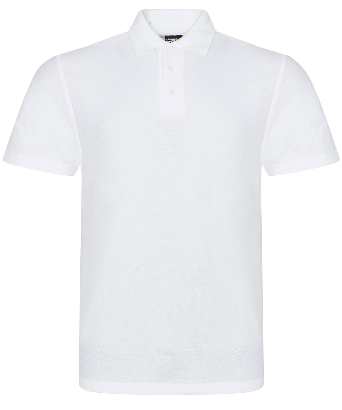 White polo shirt on a white background