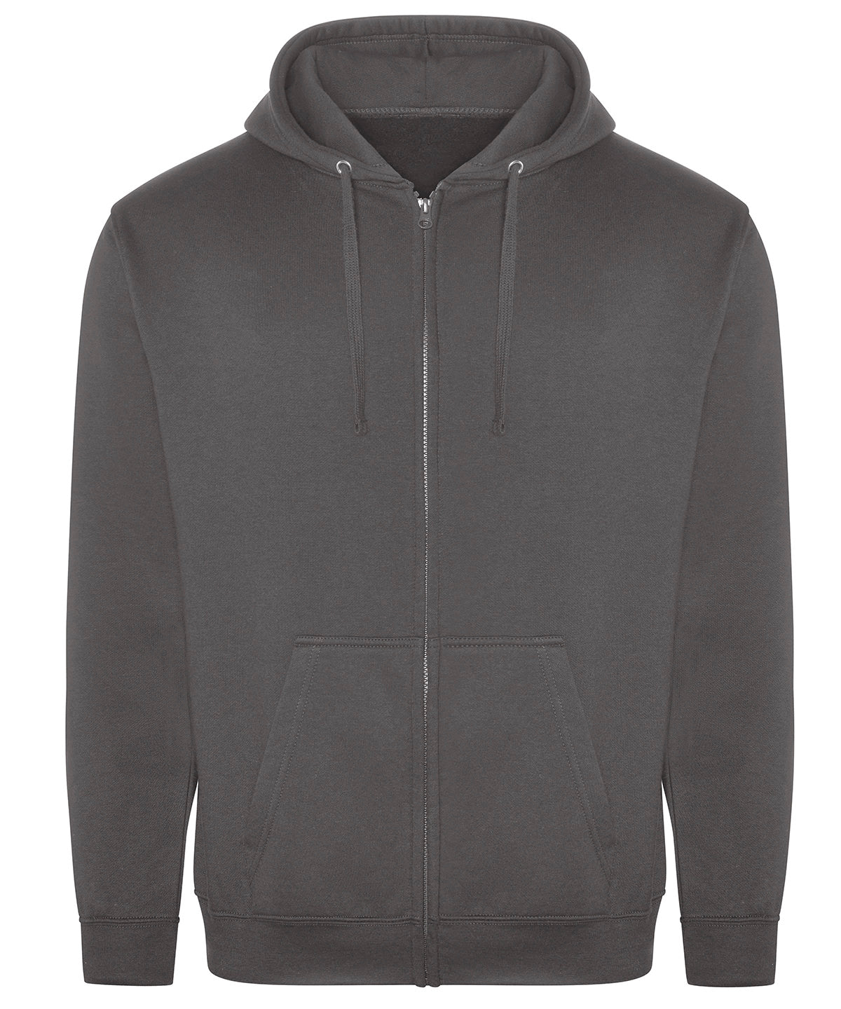 Gray hoodie on a white background