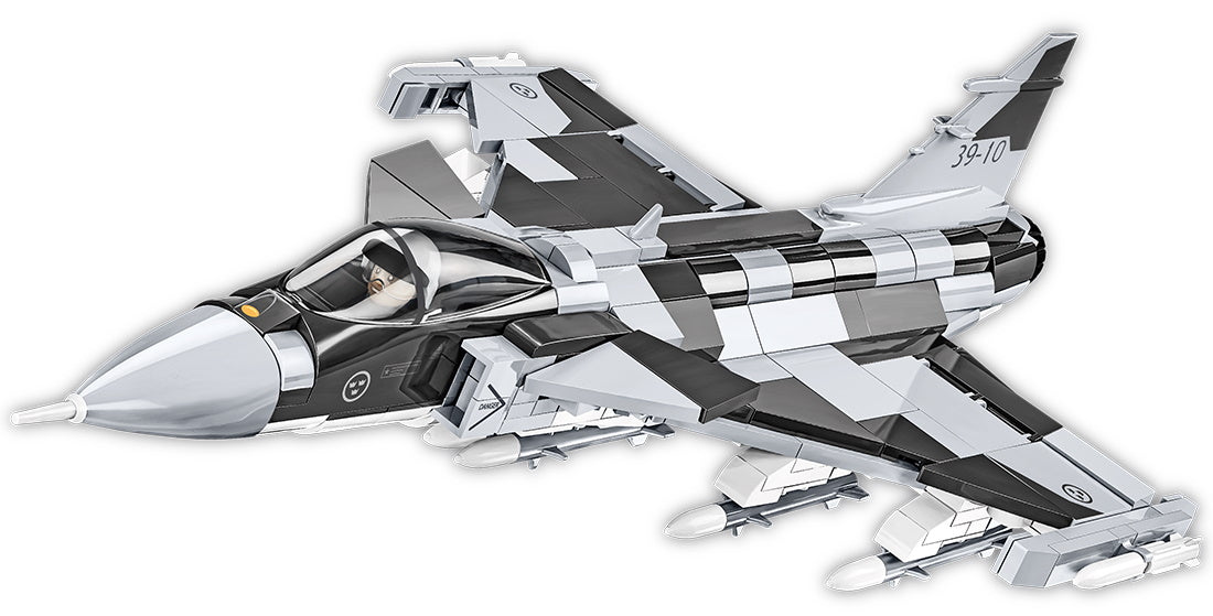 Saab JAS 39 Gripen E brick plane model - COBI 5820 - 480 bricks