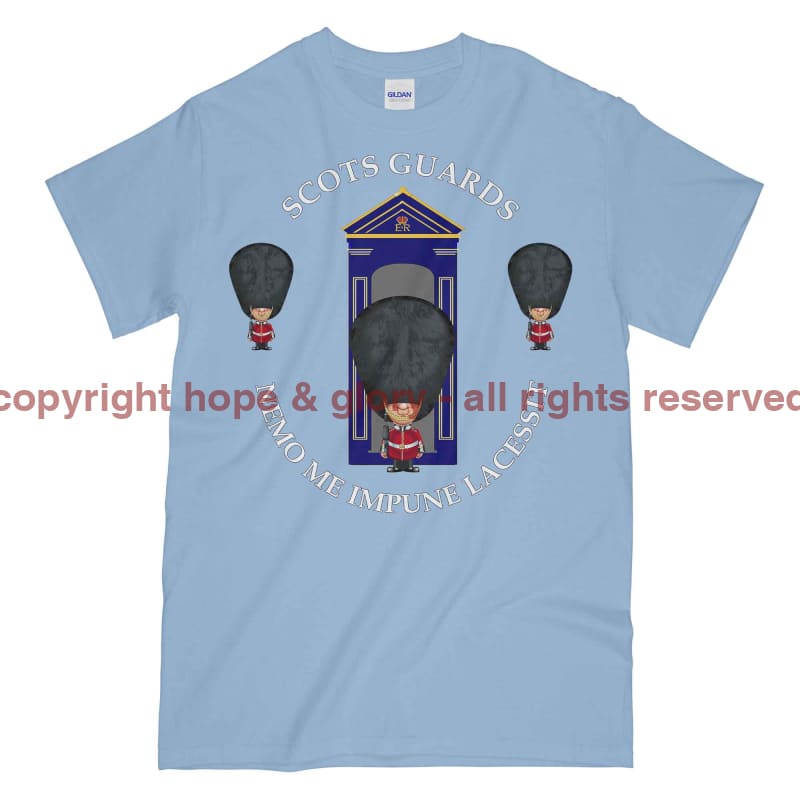 Scots Guards On Sentry Military Printed T-Shirt