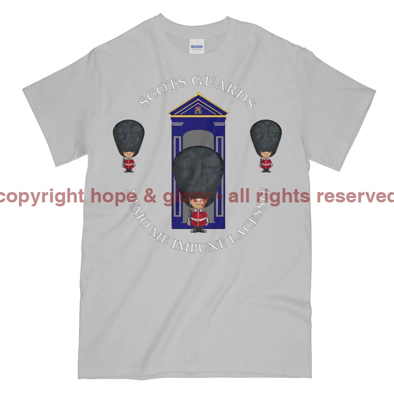 Scots Guards On Sentry Military Printed T-Shirt