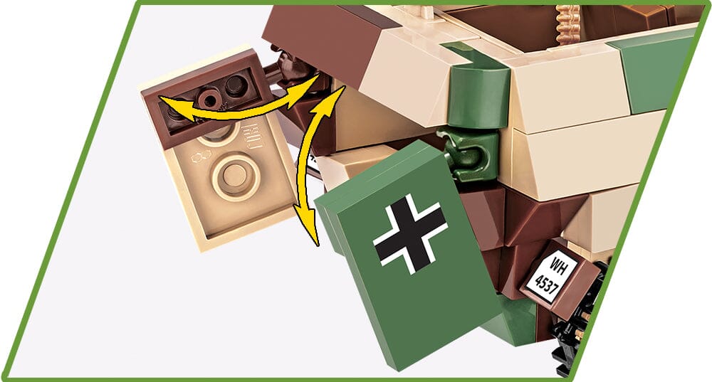 SD.KFZ.251/9 Stummel Half Track brick model