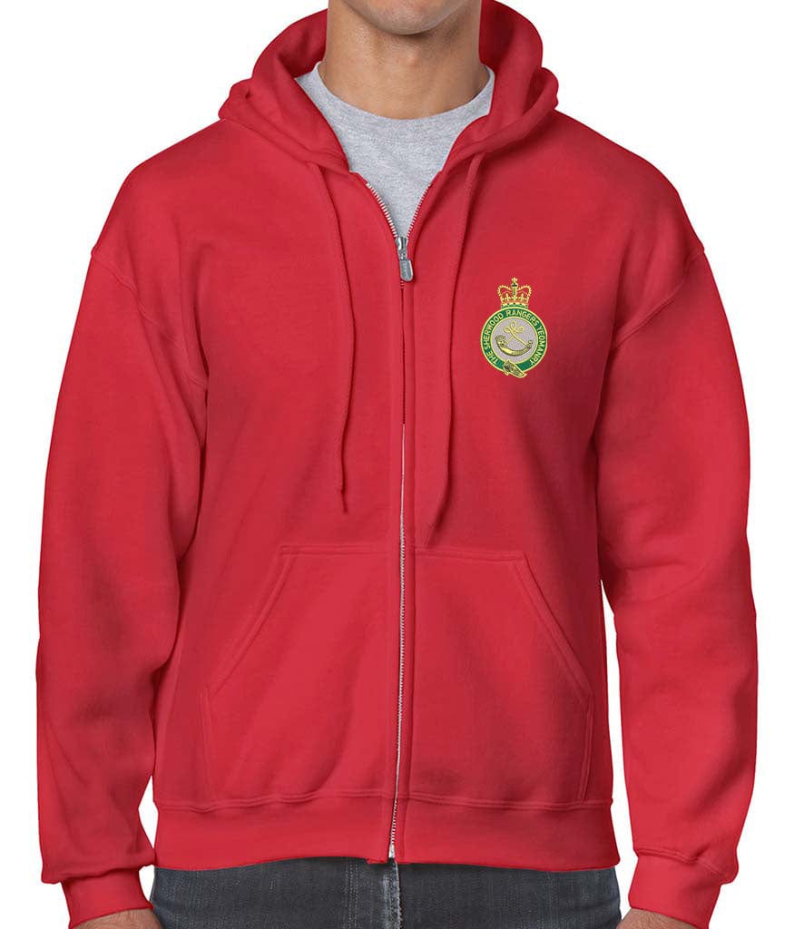 Sherwood Rangers Yeomanry Unisex Full Zip Hoodie