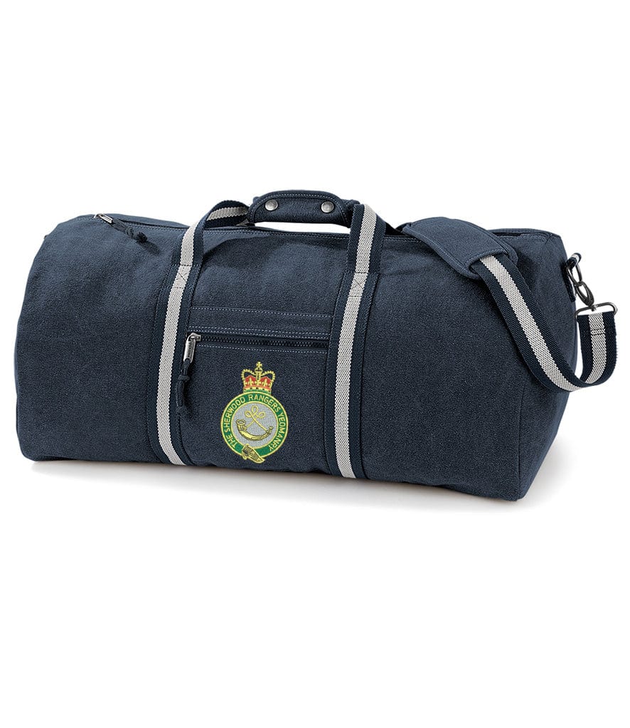 Sherwood Rangers Yeomanry Vintage Canvas Holdall