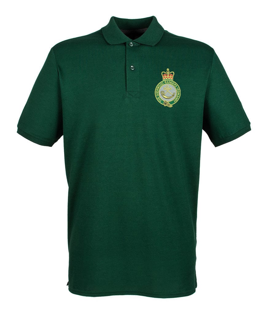 Sherwood Rangers Yeomanry Embroidered Pique Polo Shirt