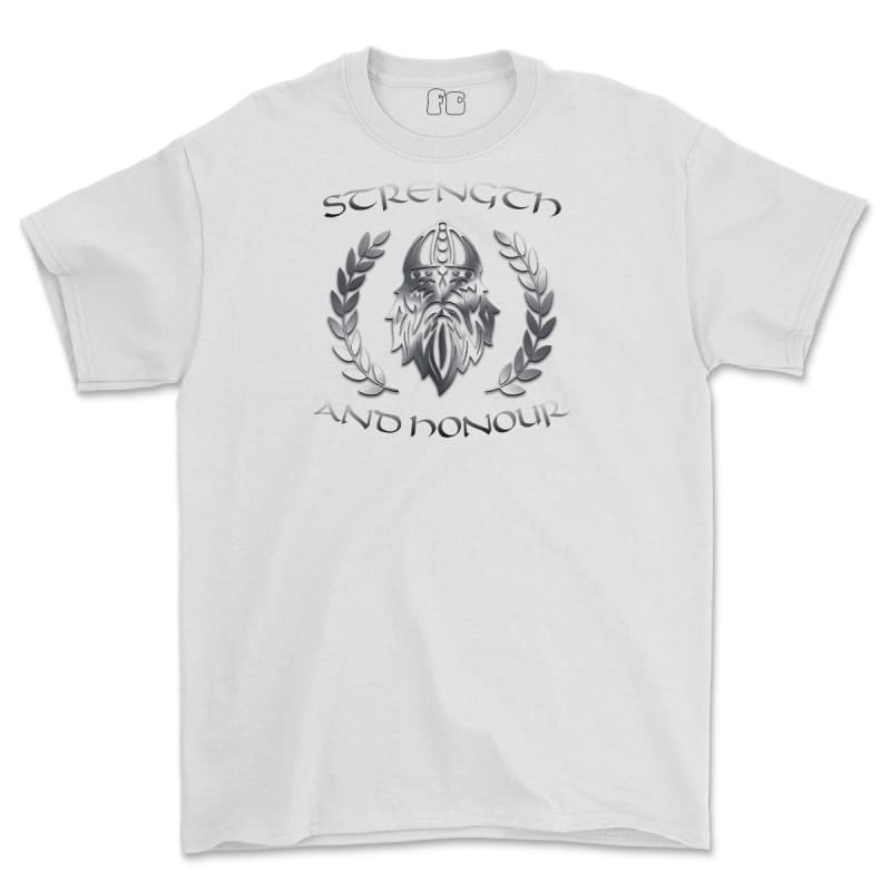 Strength and Honour Laurel Reaf Printed T-Shirt
