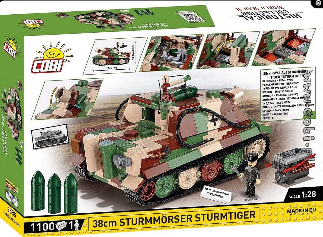 Sturmmorser Tiger "Sturmtiger" brick tank model